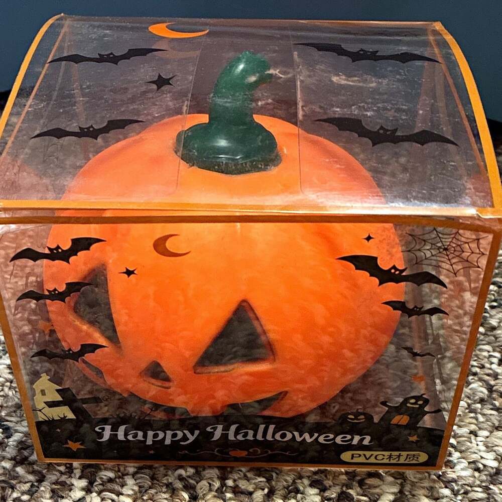 Halloween PVC Jack-o-lantern Pumpkin large squishy toy